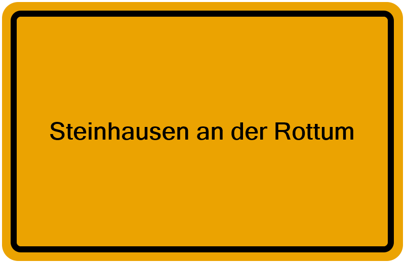 Handelsregisterauszug Steinhausen an der Rottum